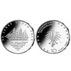 Alemanha 10€ 50 Anos Gorck Fock 2008